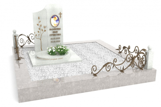 Детский памятник резной из гранита или мрамора